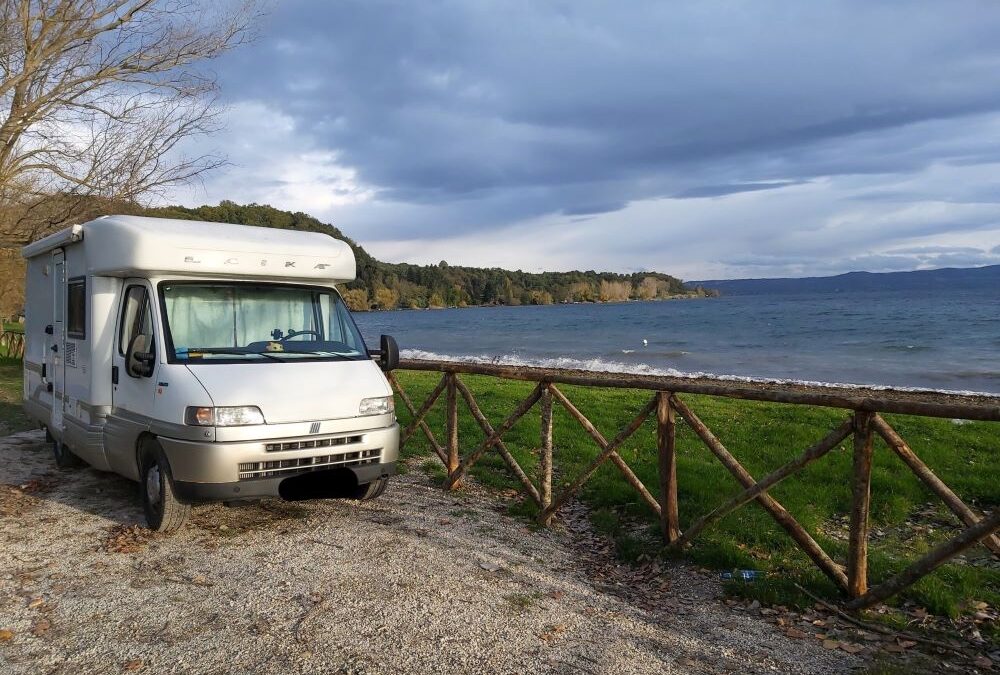 Bolsena-See Italien erloschener Vulkan