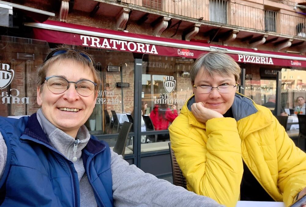 Trattoria auf dem Piazza del Campo in Siena