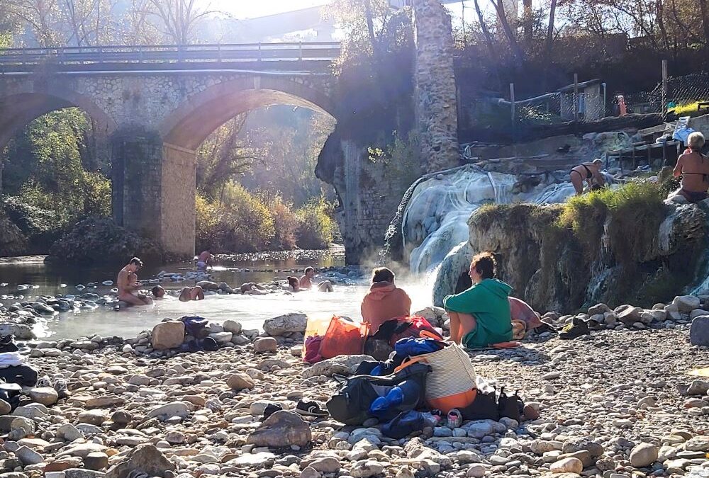 Therme Bagni di Petriolo Pari Toskana Italien