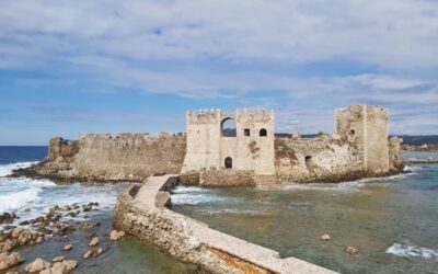 Festung und Fluten in Methoni