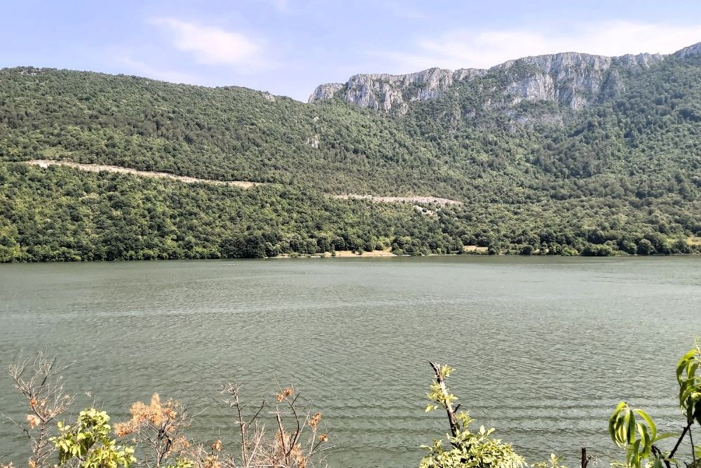 Blick auf das serbische Ufer der Donau