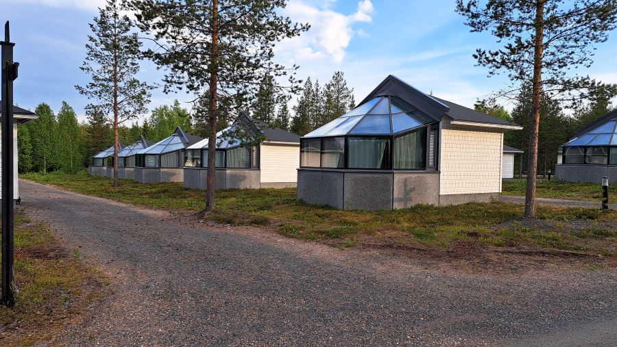 Ferienhäuser im Santa Claus Village in Finnland