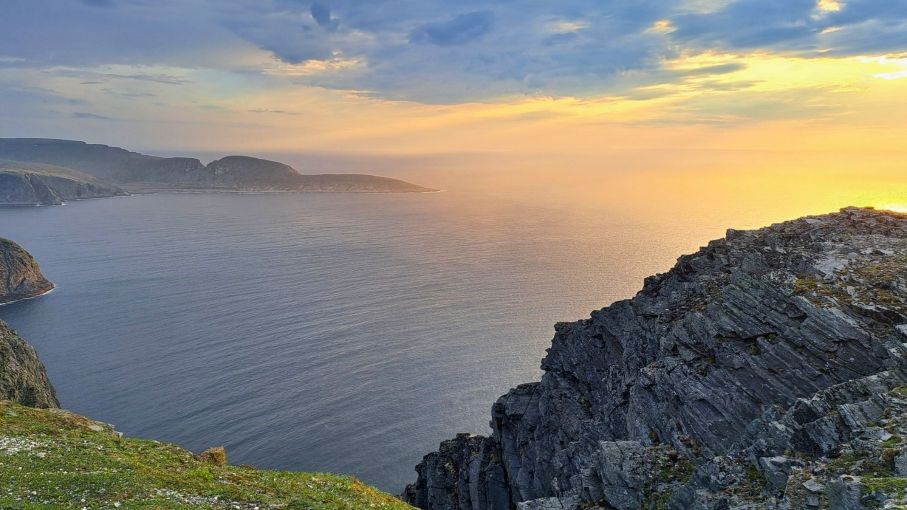 Blick auf Knivskjellodden den nördlichsten Punkt des europäischen Festlands