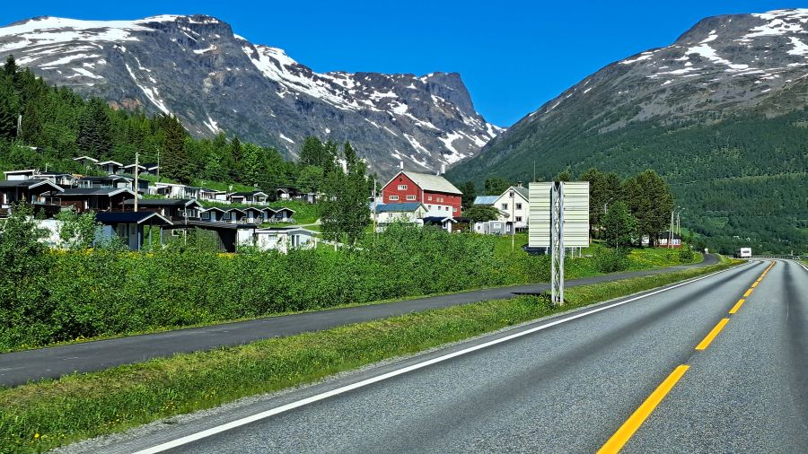 Bognelv am Langfjord in der Region Troms
