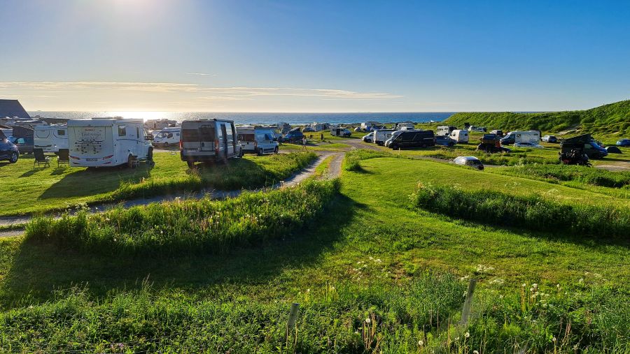 Campingplatz Lofoten Beach Camp an der Küste der Lofoten