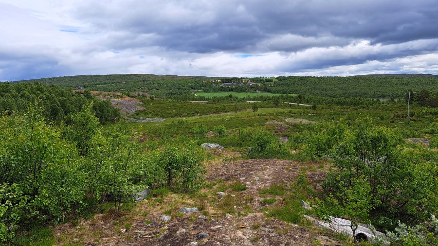 Landschaft rund um die Olavsgruva bei Røros