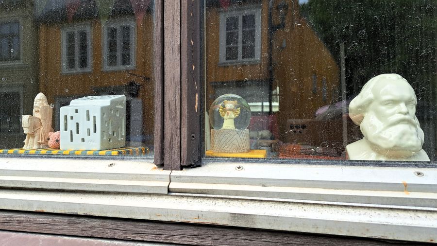Fensterdekoration in Trondheim