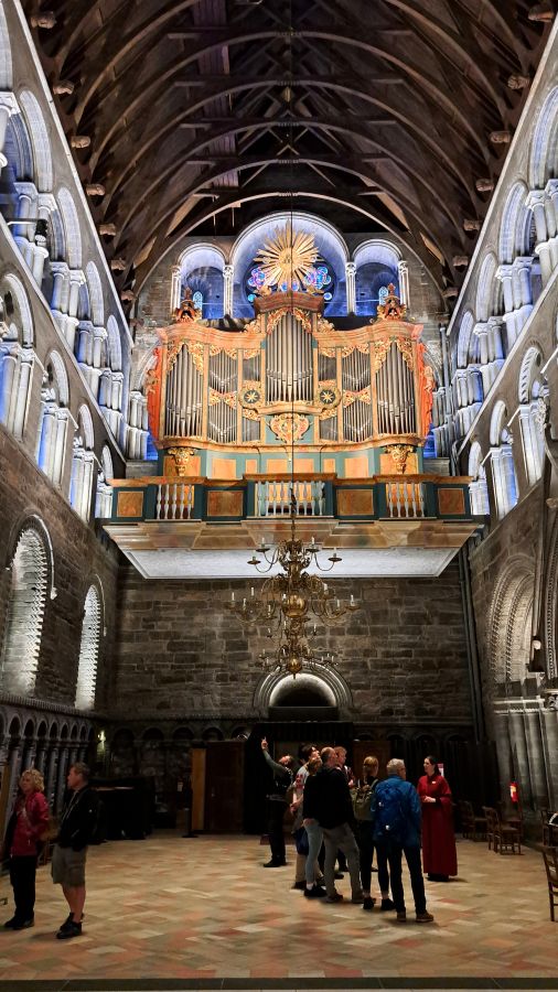 Historische Wagner-Orgel im Nidarosdom in Trondheim