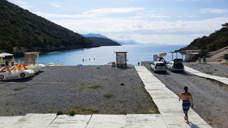 Badestrand an der Adria am Trsteno Beach