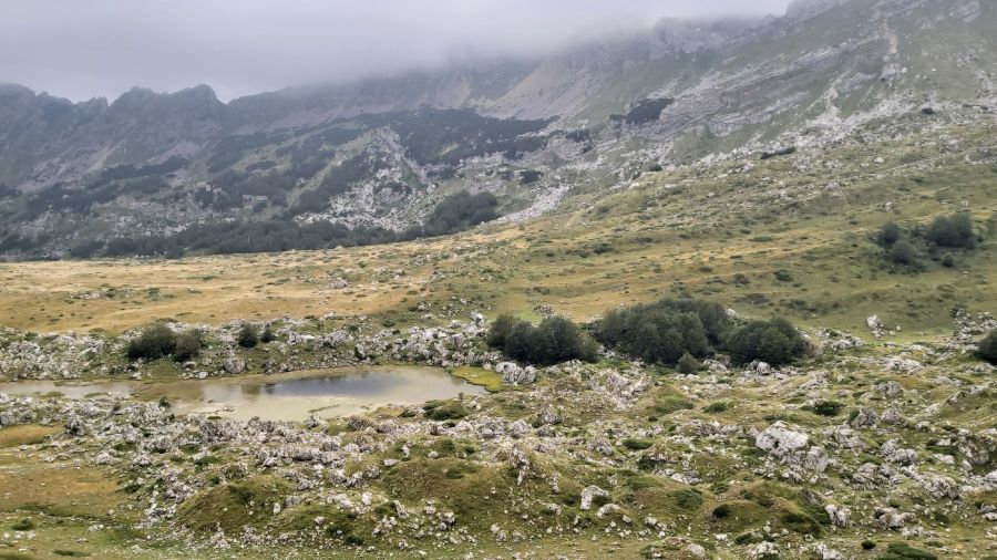 Karge Berglandschaft im Durmitor-Nationalpark